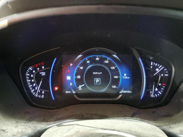 5NMS3CAD1KH075733 - 2019 HYUNDAI SANTA FE SEL Կարմիր լուսանկար 9