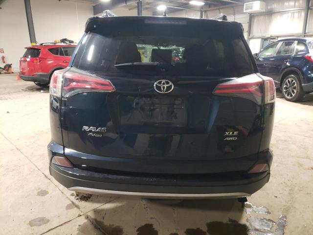 JTMRFREV8HJ118575 - 2017 TOYOTA RAV4 XLE BLUE photo 6