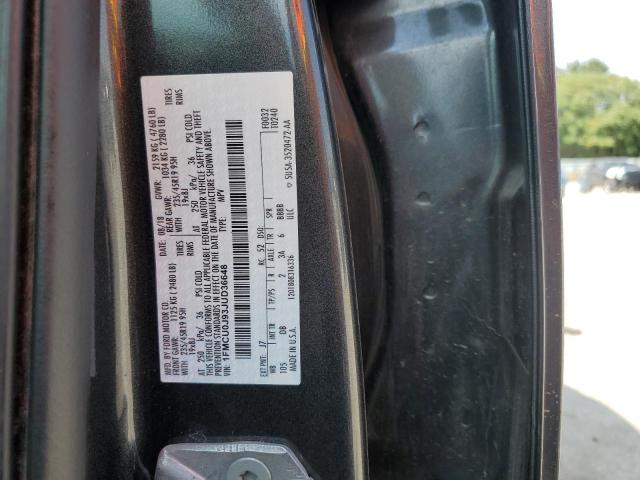 1FMCU0J93JUD36648 - 2018 FORD ESCAPE TITANIUM CHARCOAL photo 13