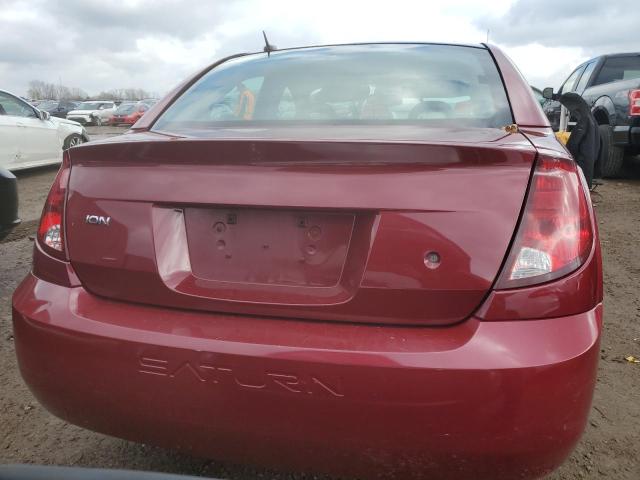 1G8AJ55F36Z194341 - 2006 SATURN ION LEVEL 2 RED photo 6