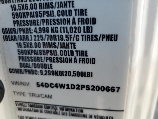 54DC4W1D2PS200667 - 2023 ISUZU NPR HD WHITE photo 14