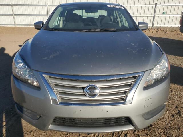 3N1AB7AP9DL785522 - 2013 NISSAN SENTRA S SILVER photo 5