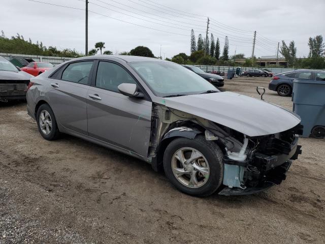 KMHLL4AG6MU142919 - 2021 HYUNDAI ELANTRA SE GRAY photo 4