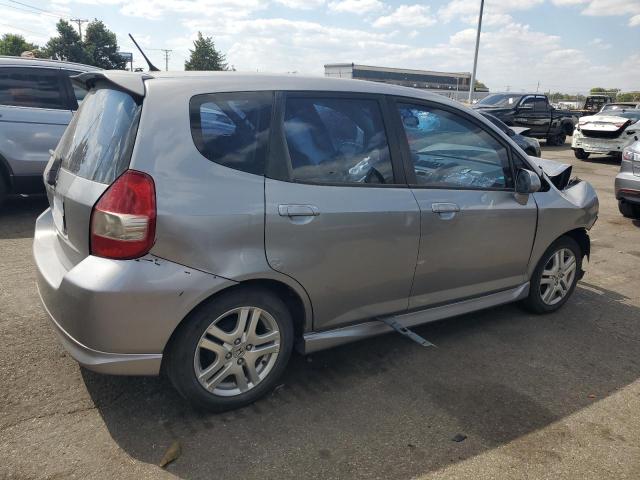 JHMGD38667S060956 - 2007 HONDA FIT S SILVER photo 3