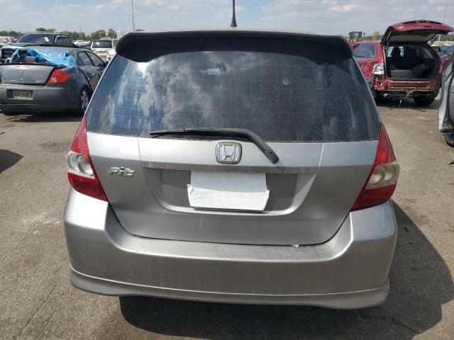 JHMGD38667S060956 - 2007 HONDA FIT S SILVER photo 6