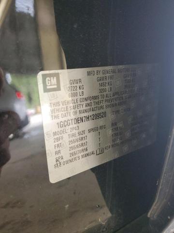 1GCGTDEN7H1209520 - 2017 CHEVROLET COLORADO Z71 BLACK photo 12