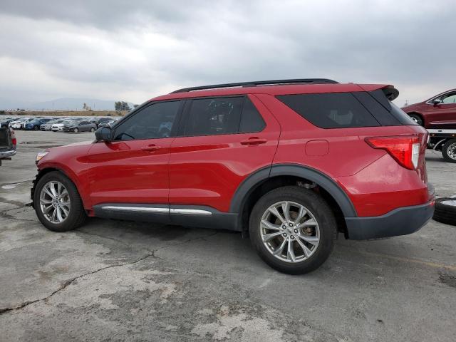 1FMSK7DH6LGC82048 - 2020 FORD EXPLORER XLT წითელი ფოტო 2