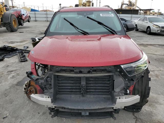 1FMSK7DH6LGC82048 - 2020 FORD EXPLORER XLT წითელი ფოტო 5