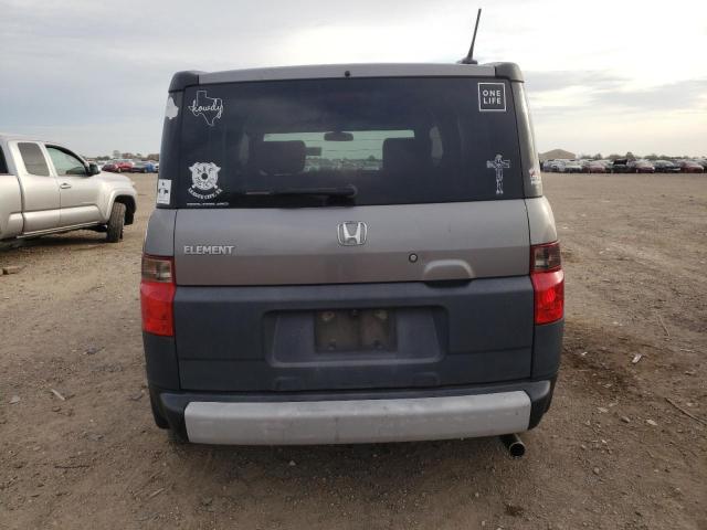 5J6YH28605L029269 - 2005 HONDA ELEMENT EX GRAY photo 6