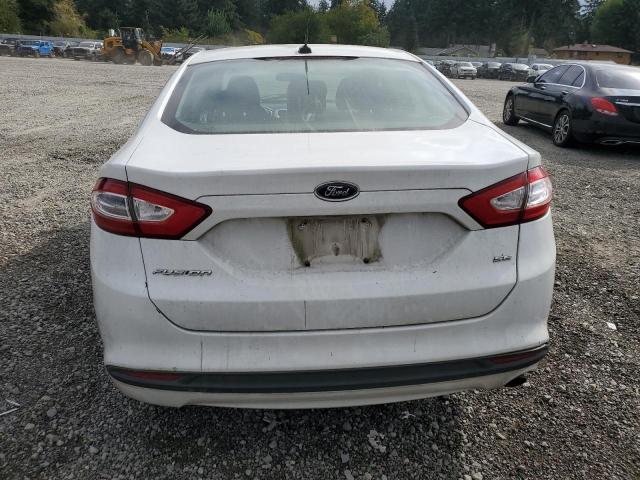 3FA6P0H70DR237008 - 2013 FORD FUSION SE WHITE photo 6