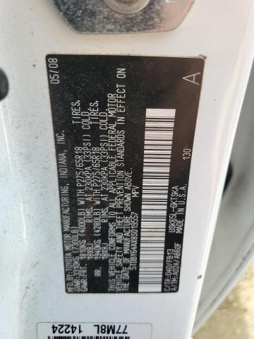 5TDBY64AX8S019557 - 2008 TOYOTA SEQUOIA SR5 白色 照片 13