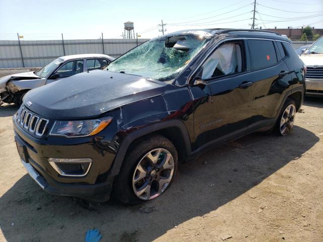 3C4NJDCB5JT113132 - 2018 JEEP COMPASS LIMITED BLACK photo 1