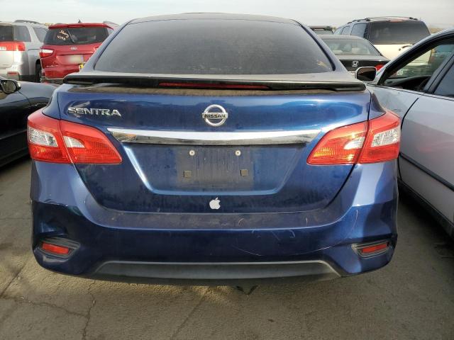 3N1AB7AP3HY395587 - 2017 NISSAN SENTRA S BLUE photo 6