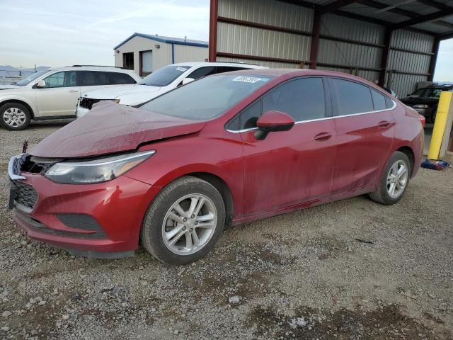 3G1BE5SM4HS517404 - 2017 CHEVROLET CRUZE LT RED photo 1