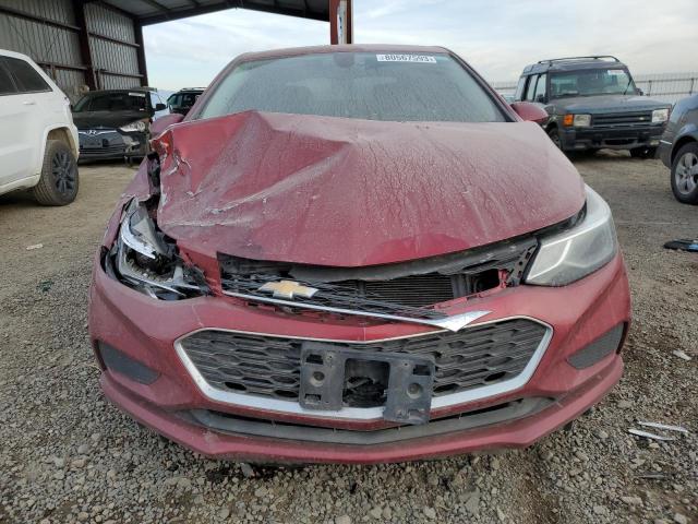 3G1BE5SM4HS517404 - 2017 CHEVROLET CRUZE LT RED photo 5