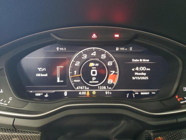 WAUR4AF51KA014844 - 2019 AUDI S5 PRESTIGE GRAY photo 9