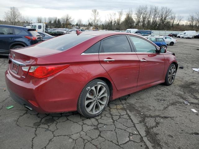 5NPEC4AB3EH811306 - 2014 HYUNDAI SONATA SE BURGUNDY photo 3