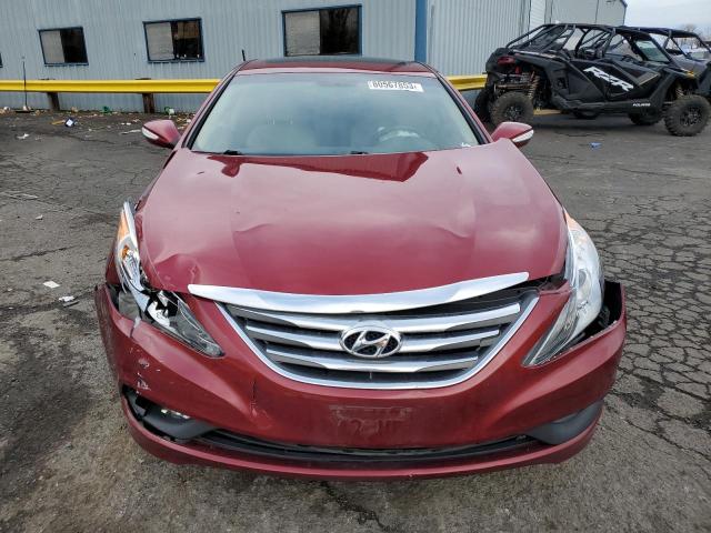 5NPEC4AB3EH811306 - 2014 HYUNDAI SONATA SE BURGUNDY photo 5