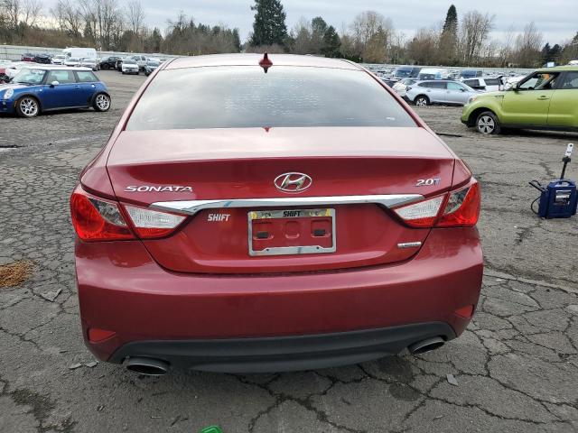 5NPEC4AB3EH811306 - 2014 HYUNDAI SONATA SE BURGUNDY photo 6