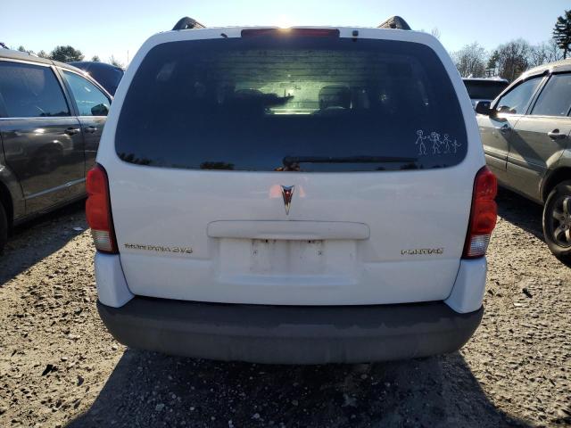 1GMDV03L65D274744 - 2005 PONTIAC MONTANA SV6 WHITE photo 6