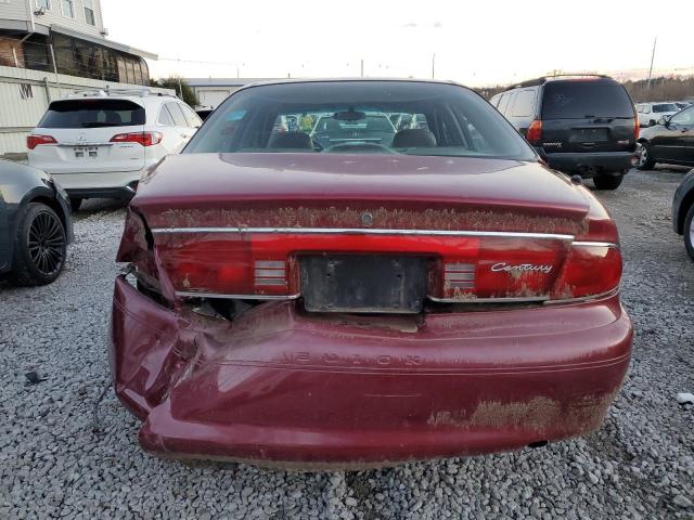 2G4WS52J641240943 - 2004 BUICK CENTURY CUSTOM RED photo 6