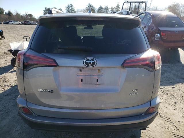 2T3BFREV6HW682602 - 2017 TOYOTA RAV4 LE SILVER photo 6