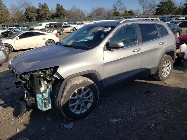 1C4PJMCS5EW246143 - 2014 JEEP CHEROKEE LATITUDE GRAY photo 1