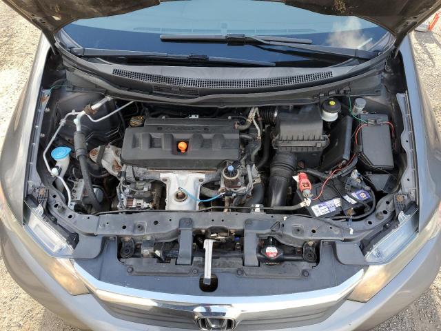 2HGFB2E48CH033602 - 2012 HONDA CIVIC LX GRAY photo 11