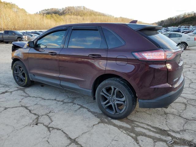 2FMPK4J88JBB08950 - 2018 FORD EDGE SEL BURGUNDY photo 2