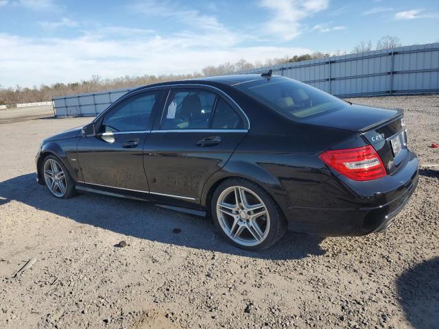 WDDGF4HB0CA669688 - 2012 MERCEDES-BENZ C 250 BLACK photo 2