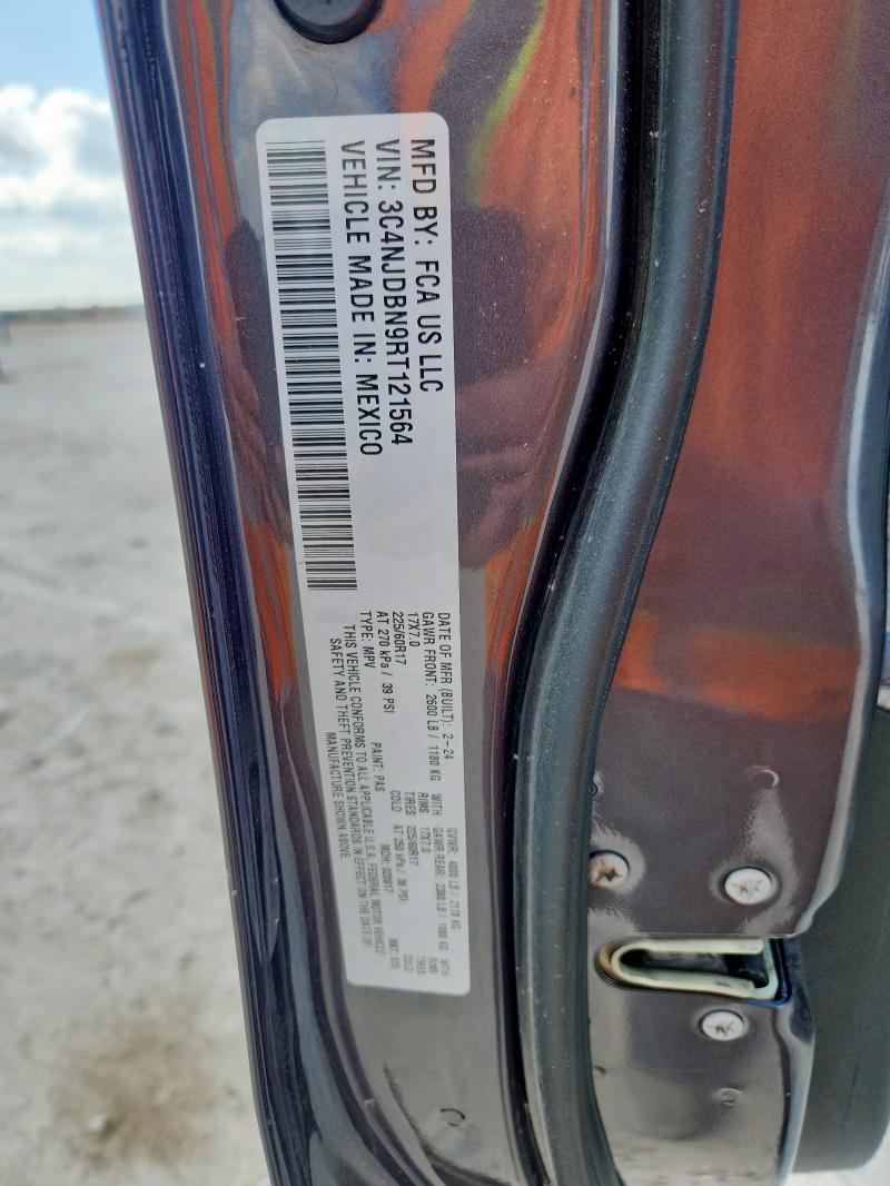 3C4NJDBN9RT121564 - 2024 JEEP COMPASS LATITUDE GRAY photo 13