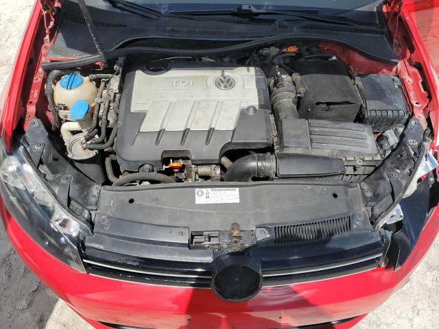 3VWML7AJ0BM711378 - 2011 VOLKSWAGEN JETTA TDI RED photo 11