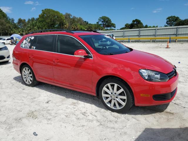 3VWML7AJ0BM711378 - 2011 VOLKSWAGEN JETTA TDI RED photo 4