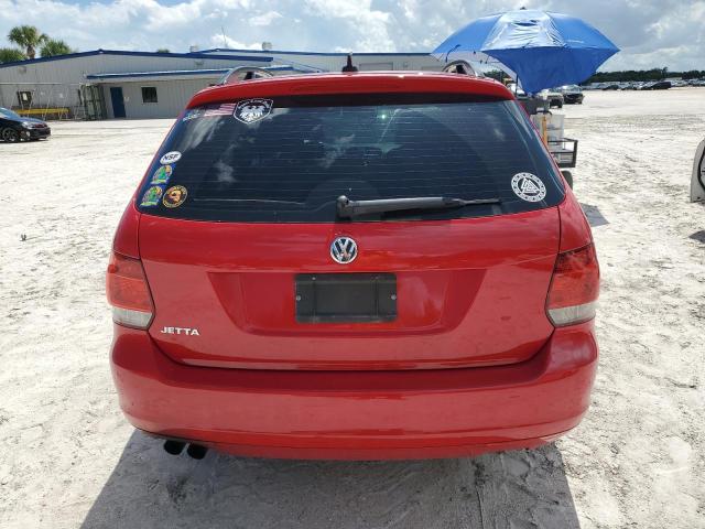 3VWML7AJ0BM711378 - 2011 VOLKSWAGEN JETTA TDI RED photo 6