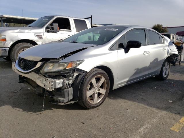 19XFB2F56EE220549 - 2014 HONDA CIVIC LX SILVER photo 1