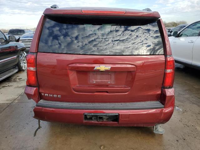 1GNSCBKC3GR239641 - 2016 CHEVROLET TAHOE C1500 LT BURGUNDY photo 6