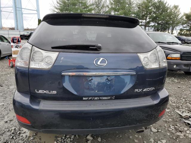 JTJHW31U862006188 - 2006 LEXUS RX 400 BLUE photo 6