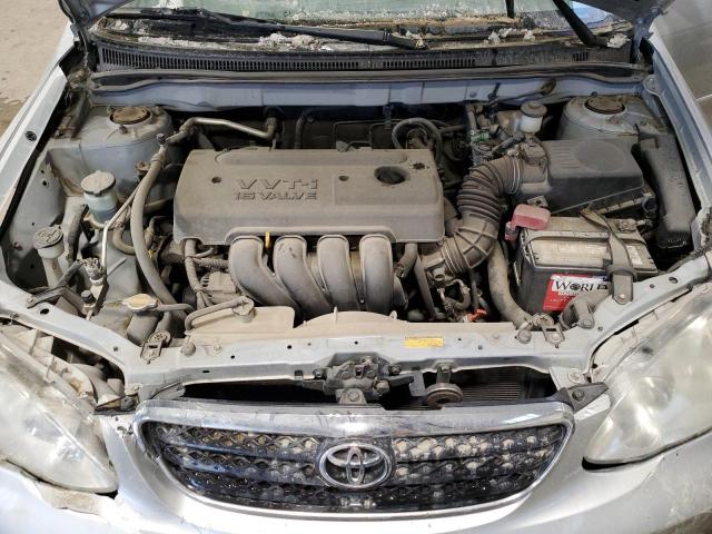 2T1BR32E15C871494 - 2005 TOYOTA COROLLA CE GRAY photo 11