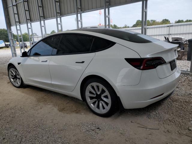5YJ3E1EB2MF065714 - 2021 TESLA MODEL 3 Белый фото 2