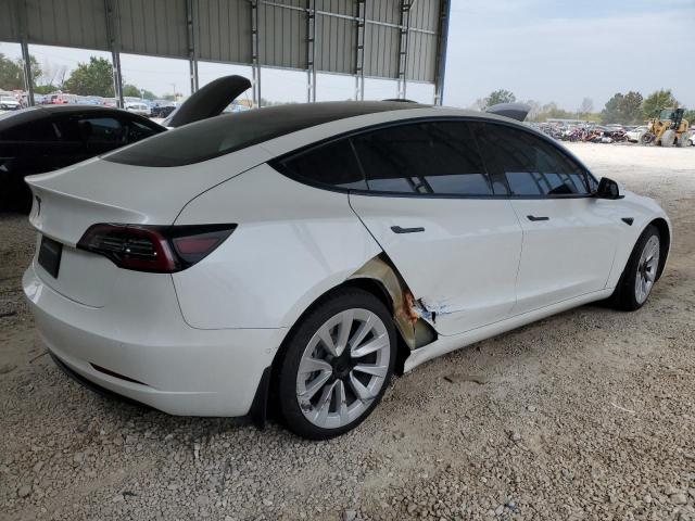 5YJ3E1EB2MF065714 - 2021 TESLA MODEL 3 Белый фото 3
