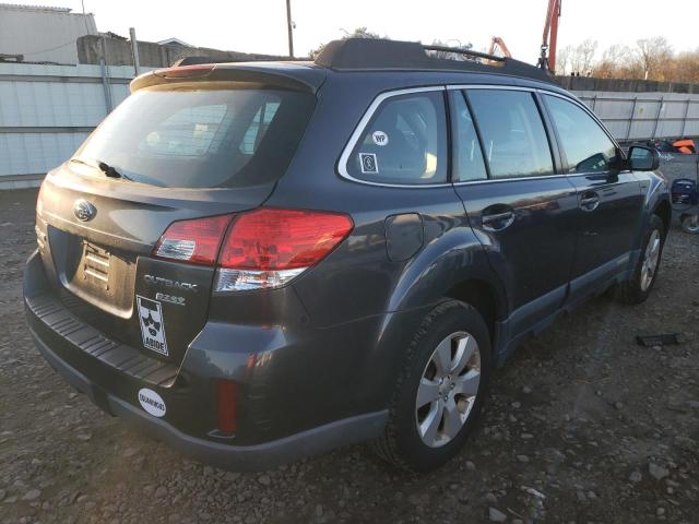 4S4BRBAC3C3284113 - 2012 SUBARU OUTBACK 2.5I GRAY photo 3