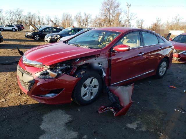 KMHEC4A45CA059321 - 2012 HYUNDAI SONATA HYBRID BURGUNDY photo 1