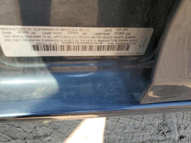 3VWRX7AJXAM050676 - 2010 VOLKSWAGEN JETTA SE BLACK photo 13