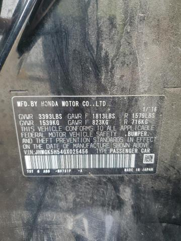 JHMGK5H54GX025456 - 2016 HONDA FIT LX Qara foto 12