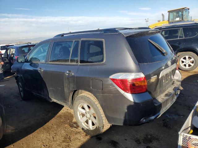 JTEES41A482047137 - 2008 TOYOTA HIGHLANDER GRAY photo 2