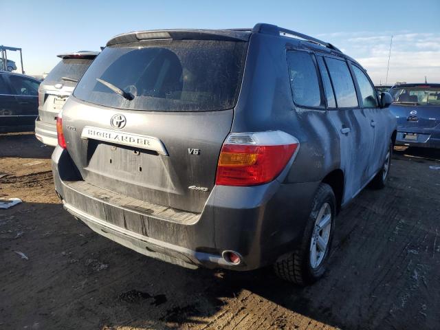 JTEES41A482047137 - 2008 TOYOTA HIGHLANDER GRAY photo 3