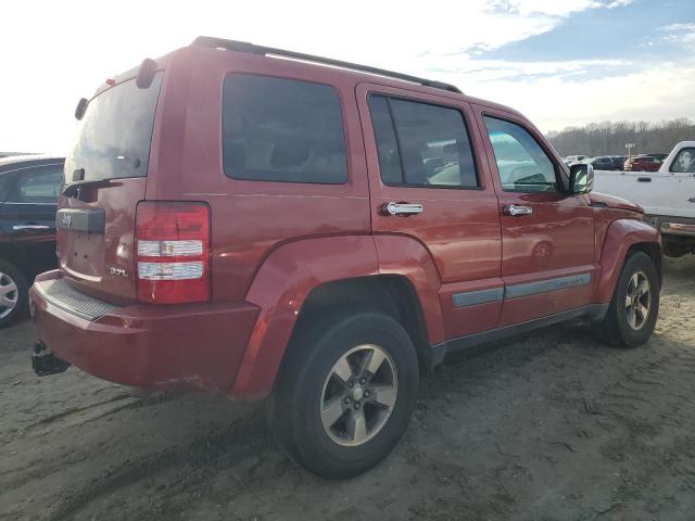 1J8GN28K28W155250 - 2008 JEEP LIBERTY SPORT RED photo 3