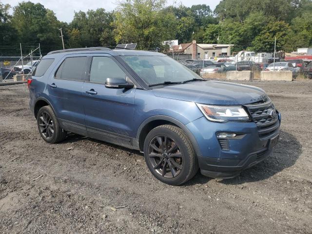 1FM5K8D81KGA67629 - 2019 FORD EXPLORER XLT BLUE photo 4