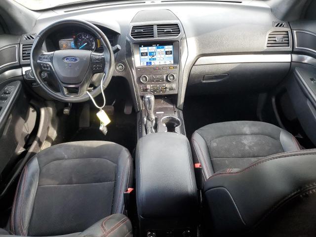 1FM5K8D81KGA67629 - 2019 FORD EXPLORER XLT BLUE photo 8