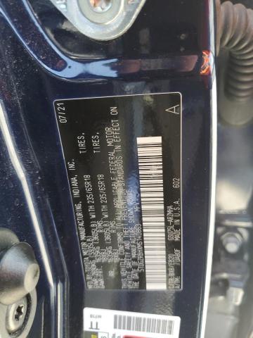 5TDGZRBHXMS140863 - 2021 TOYOTA HIGHLANDER XLE ლურჯი ფოტო 13